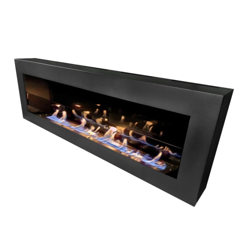 Биокамин "Русский огонь" Лофт 1500N настенный с декоративным стеклом (стемалитом)