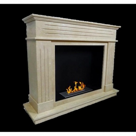 Биокамин ZeFire Варшава мрамор CREMA MARFIL по цене 149 000 руб.