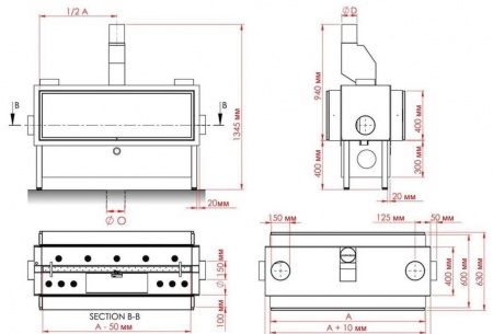 Газовая топка Vero Design GA 6 D 
Газовая топка Vero Design GA 6 D