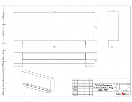 Биокамин SteelHeat LONG-V 1500 стекло + стемалит Биокамин SteelHeat LONG-V 1500 стекло + стемалит по цене 73 400 руб.