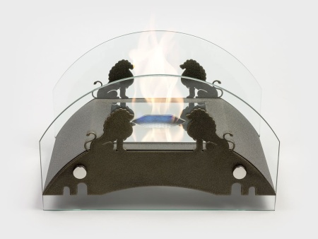 Настольный биокамин Lux Fire "Царский мост" M Бронза по цене 13 305 руб.