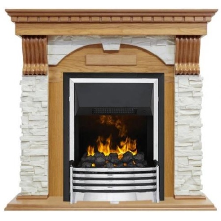 Dublin арочный сланец белый (дуб)+Flagstaff