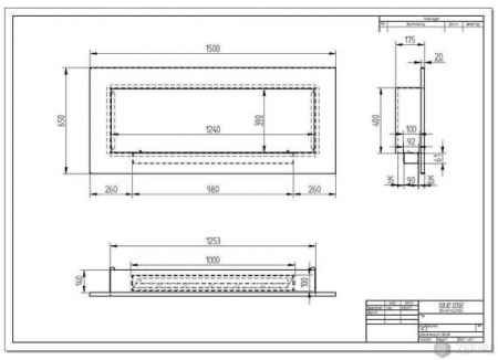 Биокамин ZeFire Elliot 1500 с белой рамкой по цене 53 500 руб.