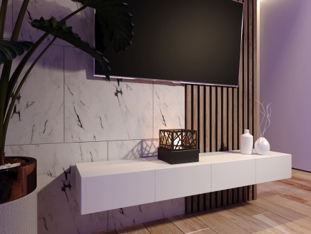 Биокамин "Русский огонь" Бруклин черный по цене 12 000 руб.